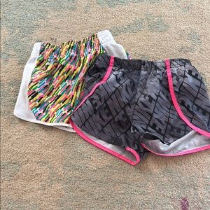 Colorful and Gray Athletic Shorts Set